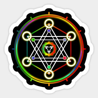 Spiritual Geometry / David's Star 04 Sticker